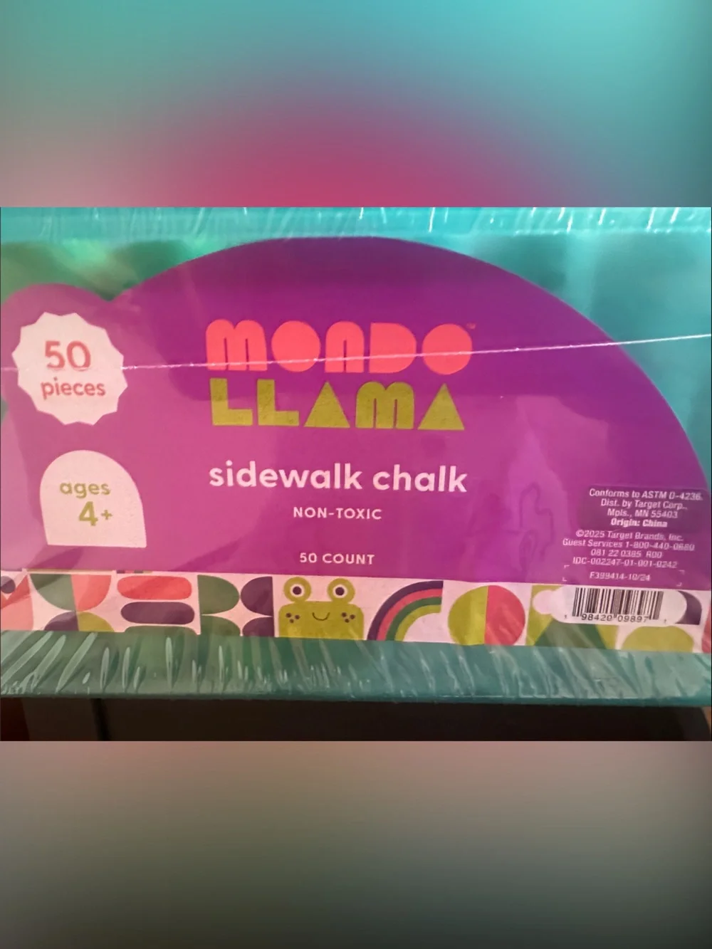 NEW Mondo Llama™ 50 Count Sidewalk Chalk Set